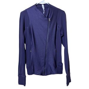 Lululemon Black Grape Emerge Renewed Full Zip Jacket